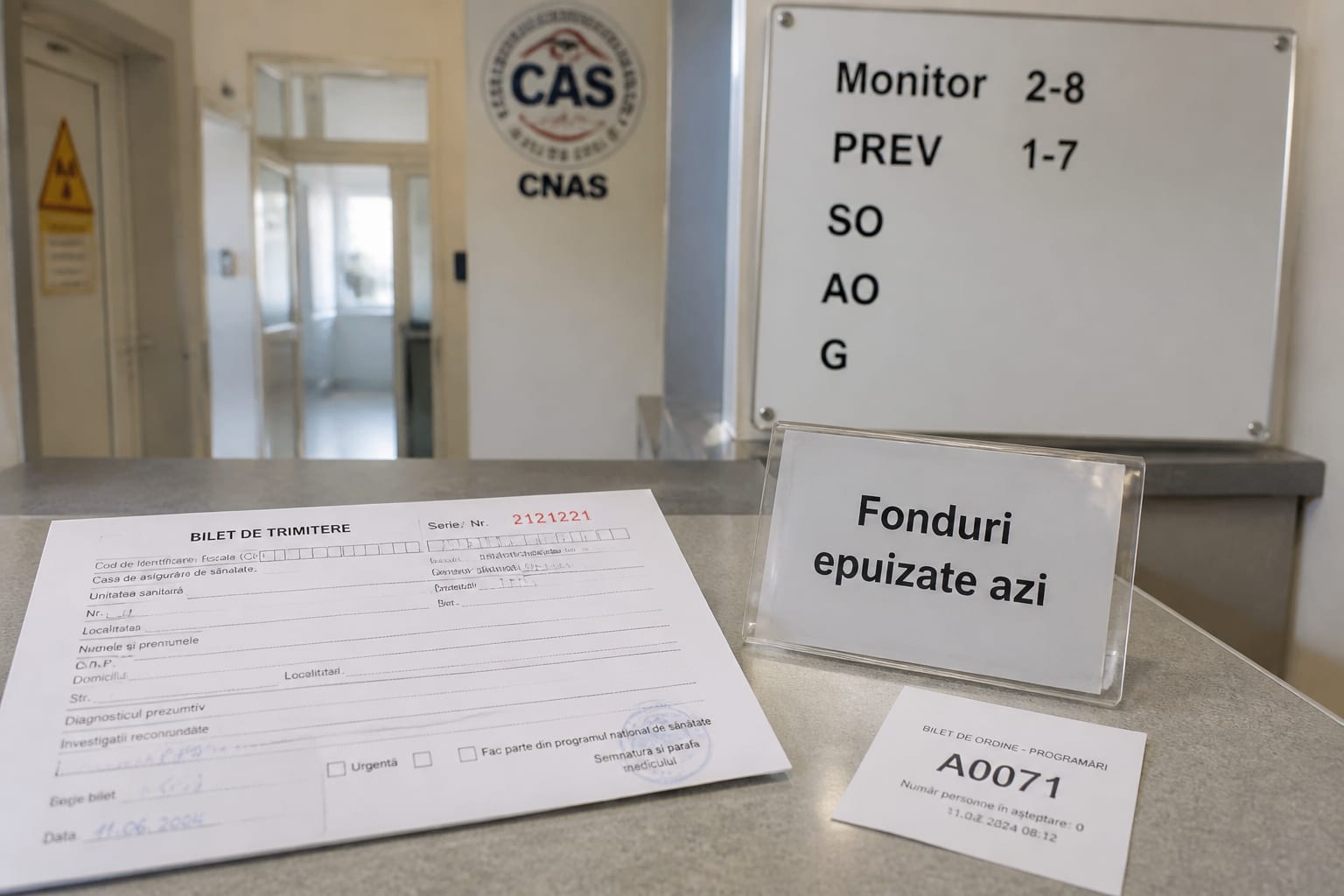 Biletul de trimitere pentru analize gratuite: Ce faci când laboratorul nu mai are fonduri și ce valabilitate are documentul