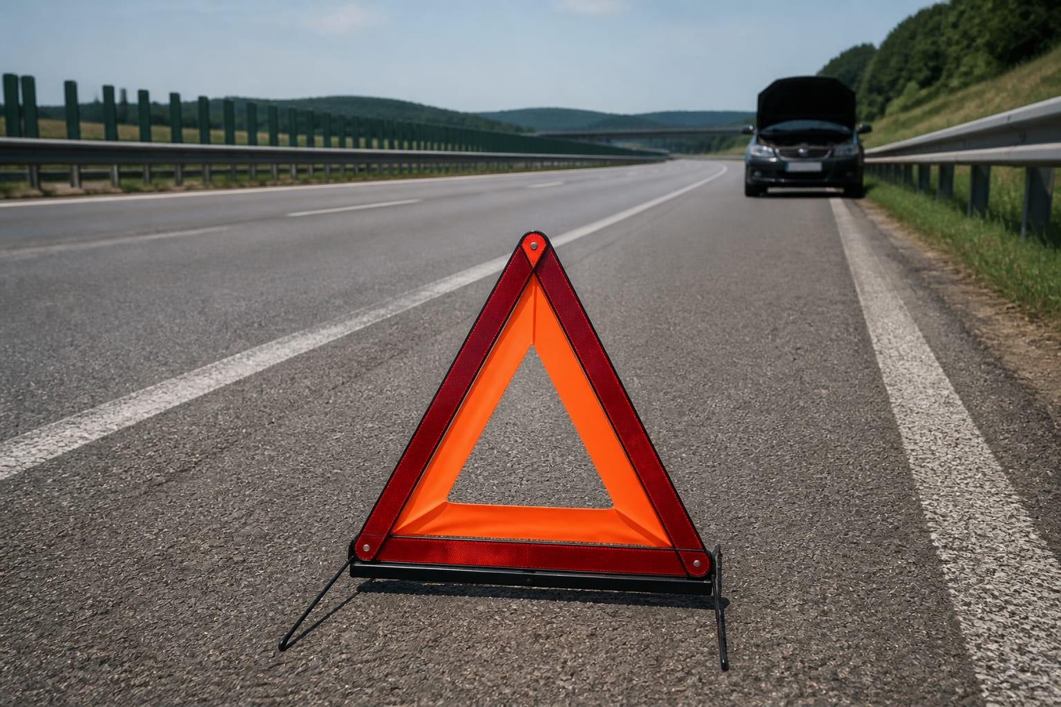 Mașină defectă pe autostradă: pașii de urmat și costurile tractării