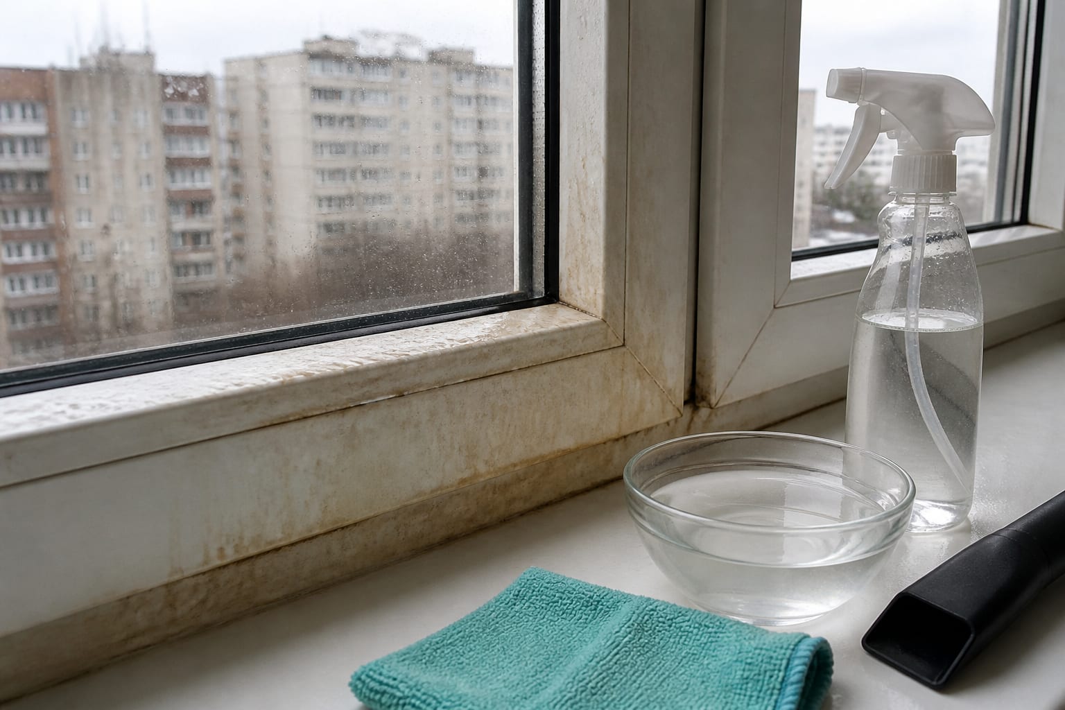 Metode simple pentru a curăța tâmplăria de PVC îngălbenită