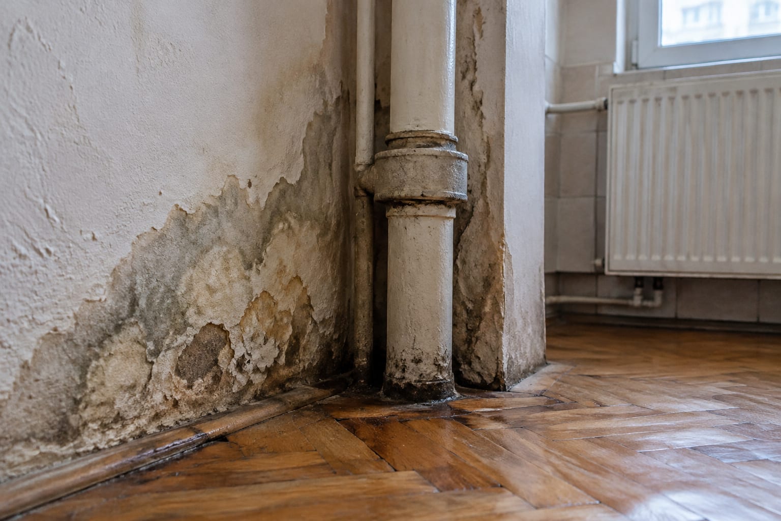 Despăgubiri pentru inundație într-un apartament degradat